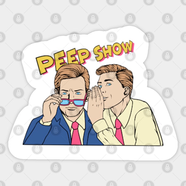 Peep Show Sticker by BlockersPixel